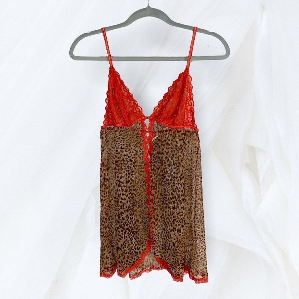 Lace & Leopard Chemise (M) Victoria’s Secret
